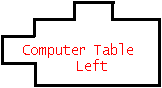 Computer Table Left Chair Mat